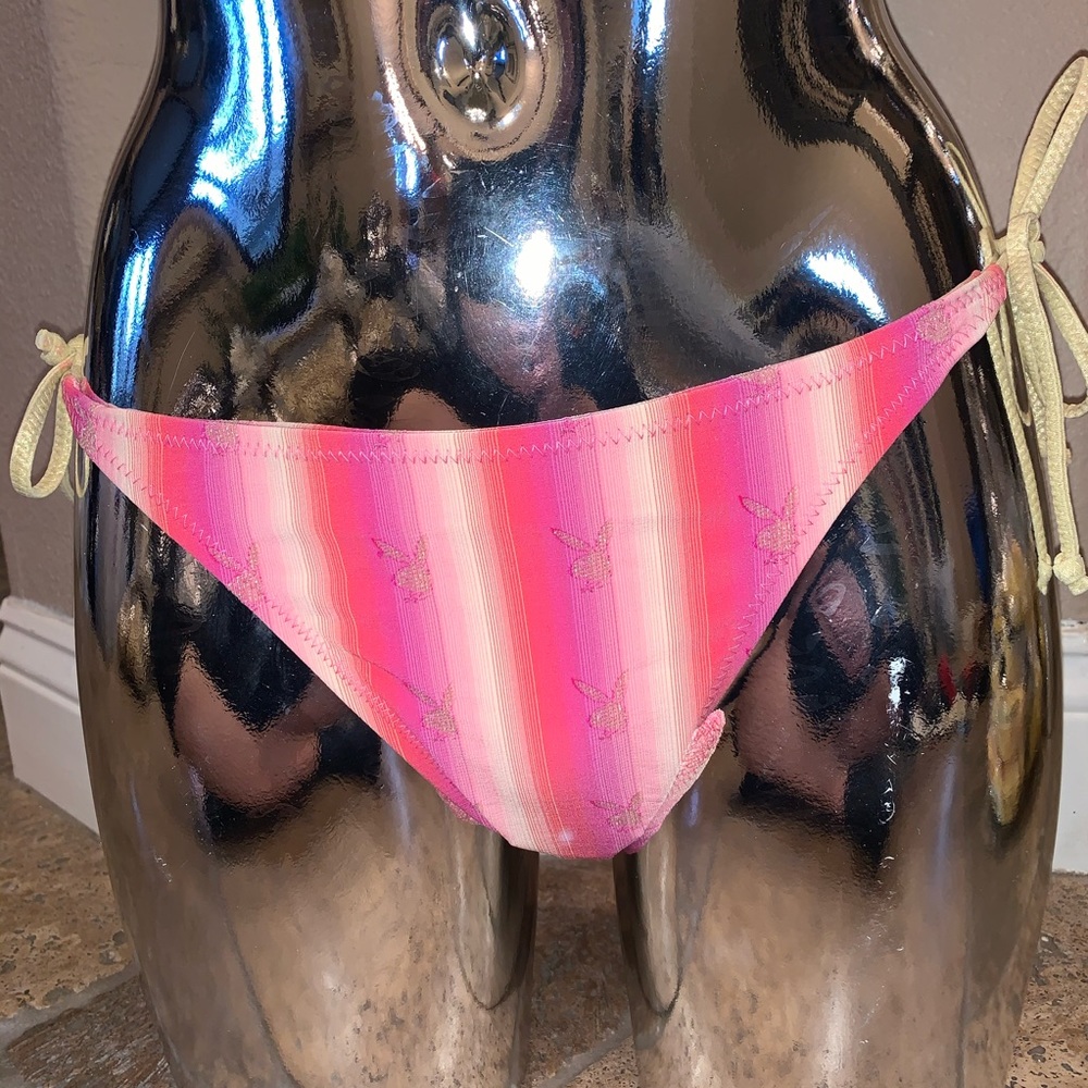 RARE NWT PLAYBOY🐰VINTAGE PINK BIKINI BOTTOMS